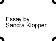 essay by sandra klopper